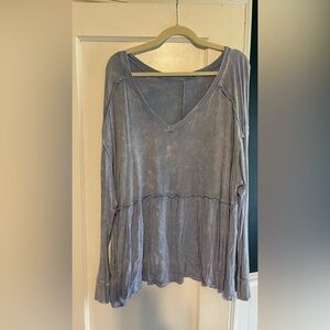 A Beautiful Soul V-Neck Long Sleeve Babydoll Top